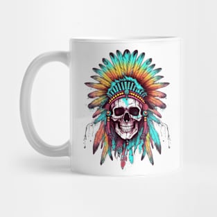 Native American Chief Skull #3 Mug